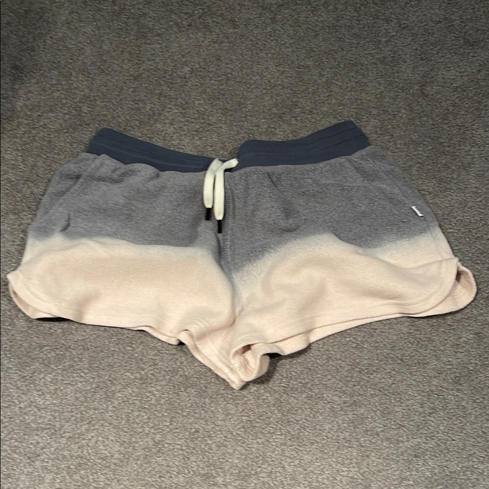 FEAT Blanketblend Navy and Cream Athletic Shorts with Drawstring Waist